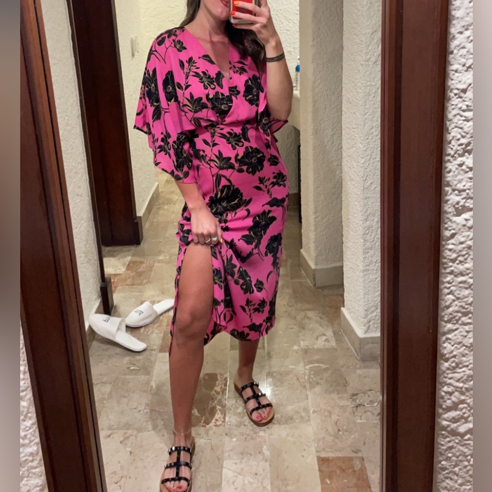 Floral midi dress